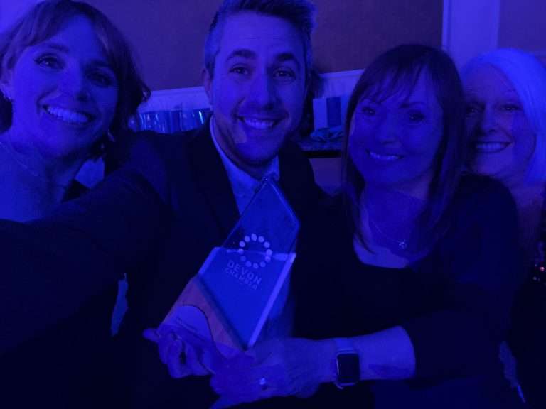 The Inclusivity Group team at the Devon Business Awards